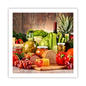 Poster - Affumicati, arrostiti, marinati - 60x60 cm