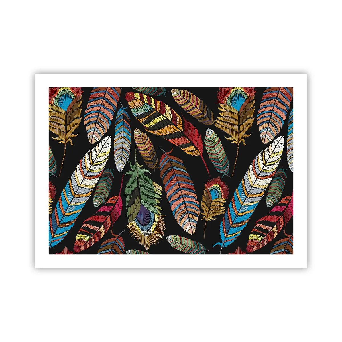 Poster - Il carnevale degli uccelli - 70x50 cm