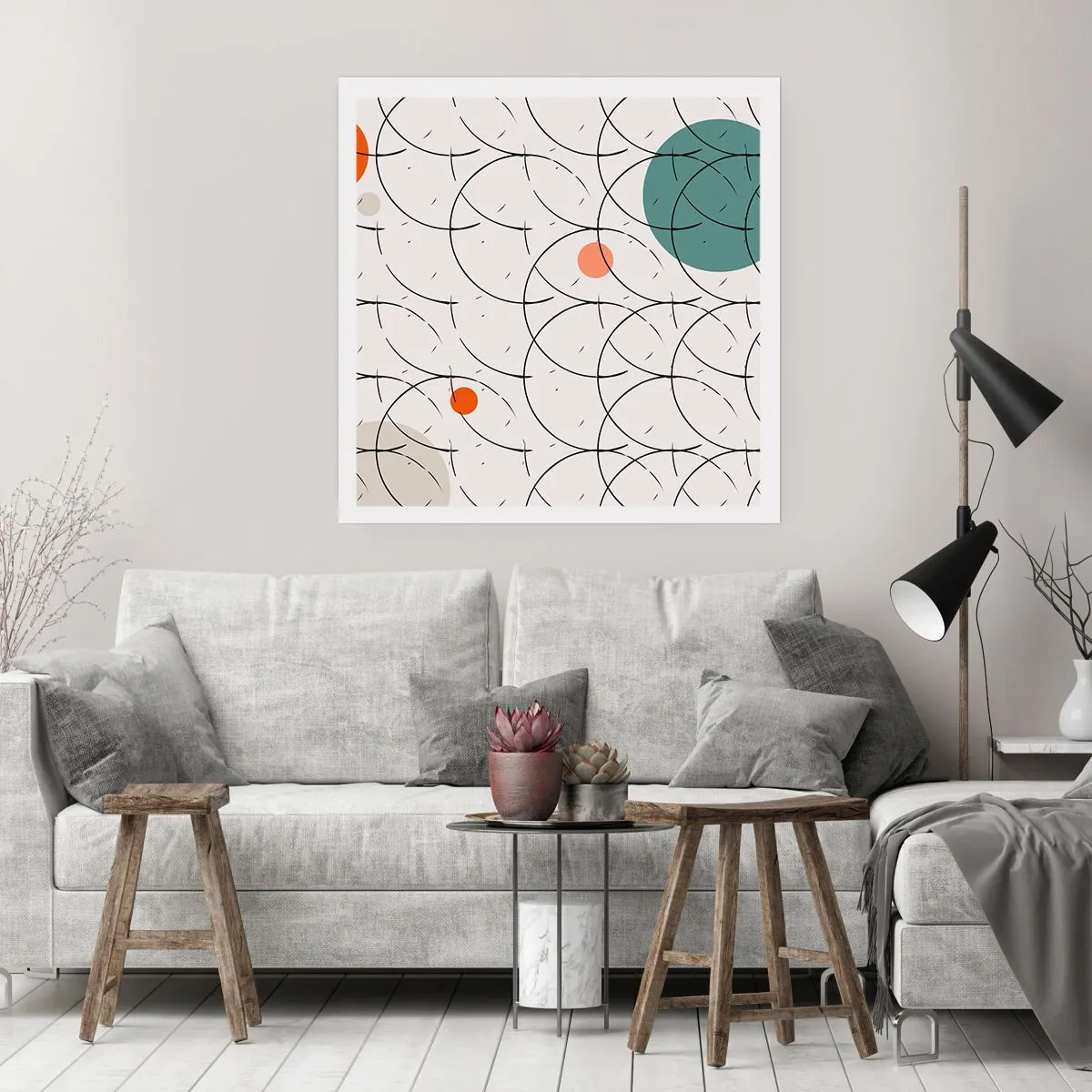 Poster - Nello spirito della pop-art - 30x30 cm