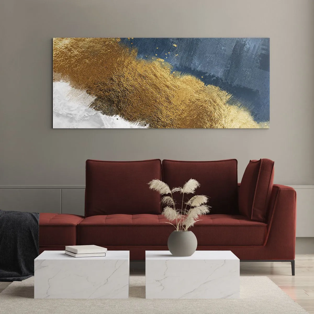 Quadro su vetro - I colori dell'estate - 100x40 cm