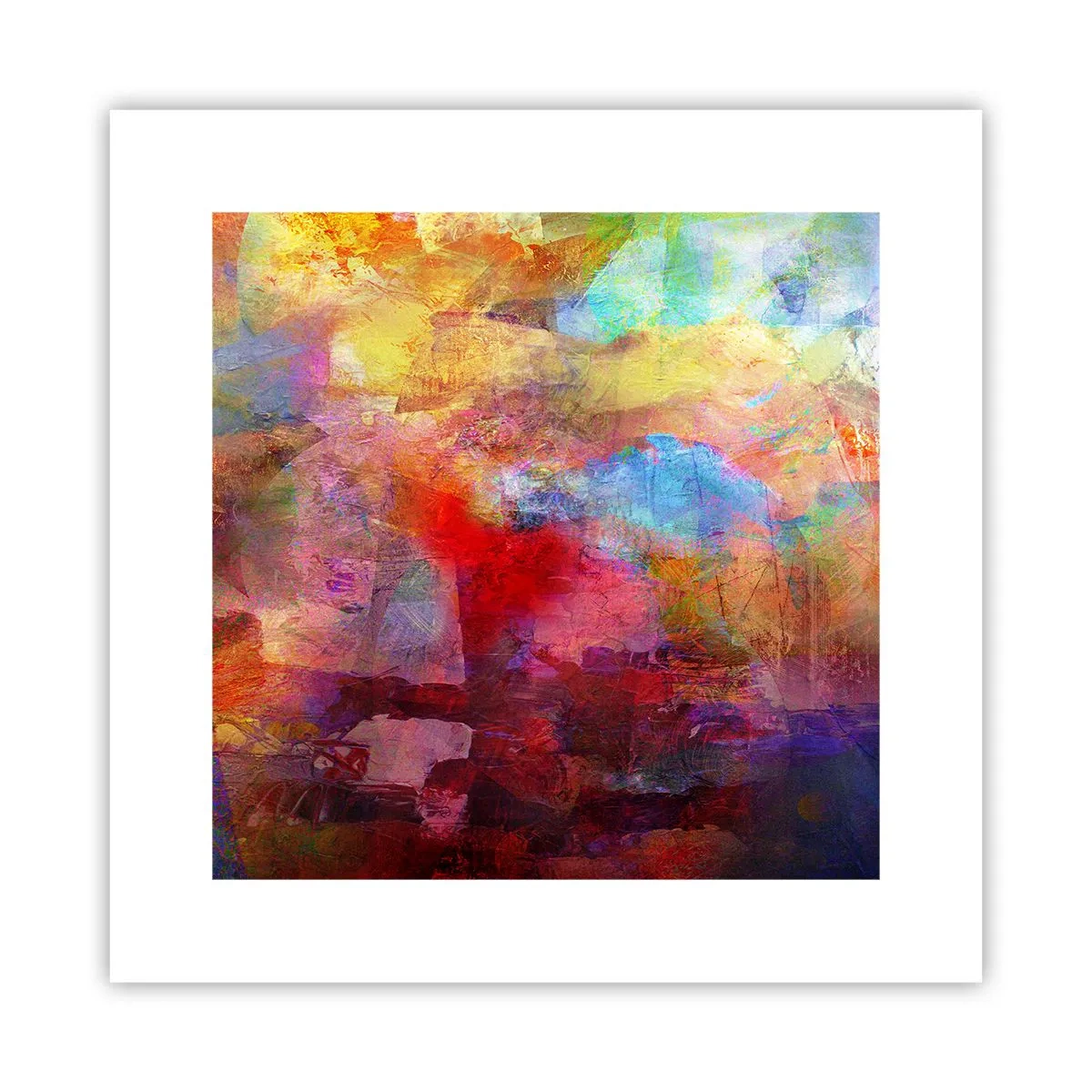 Poster - Guardando dentro all'arcobaleno - 30x30 cm