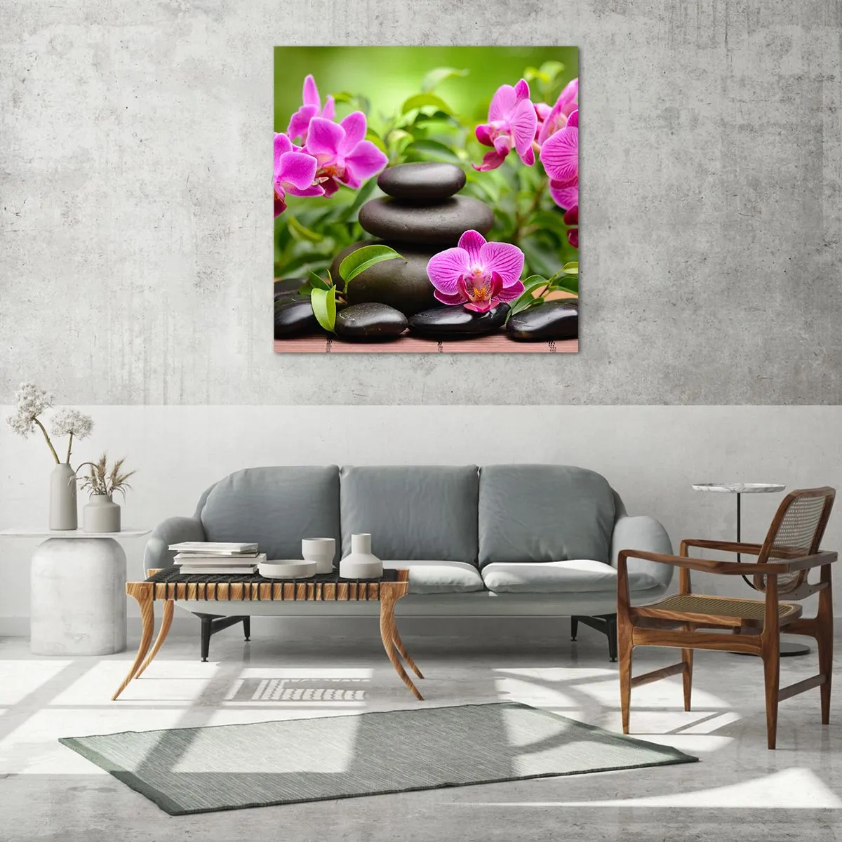 Quadro su vetro - Piramide di pace - 60x60 cm