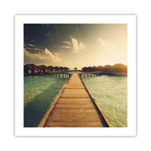 Poster - Caldo invito - 50x50 cm