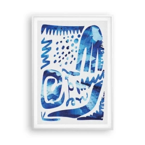 Poster in cornice bianca - Ritorno alle radici - 70x100 cm