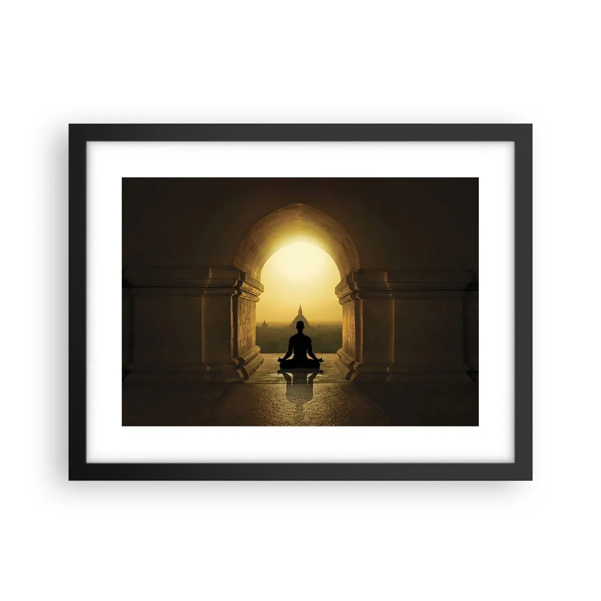 Poster in cornice nera - Armonia completa - 40x30 cm
