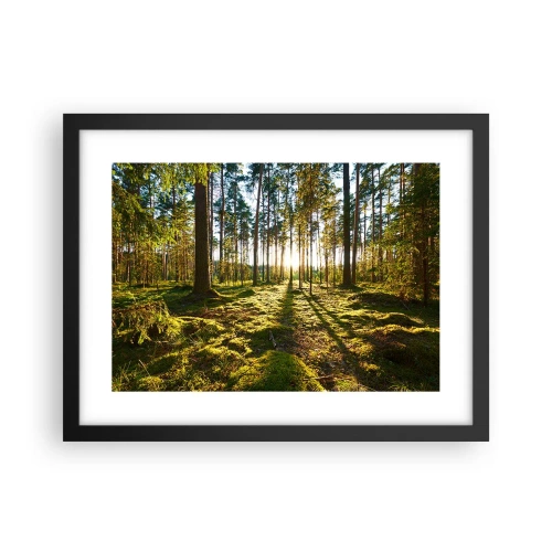 Poster in cornice nera - …dopo sette foreste - 40x30 cm