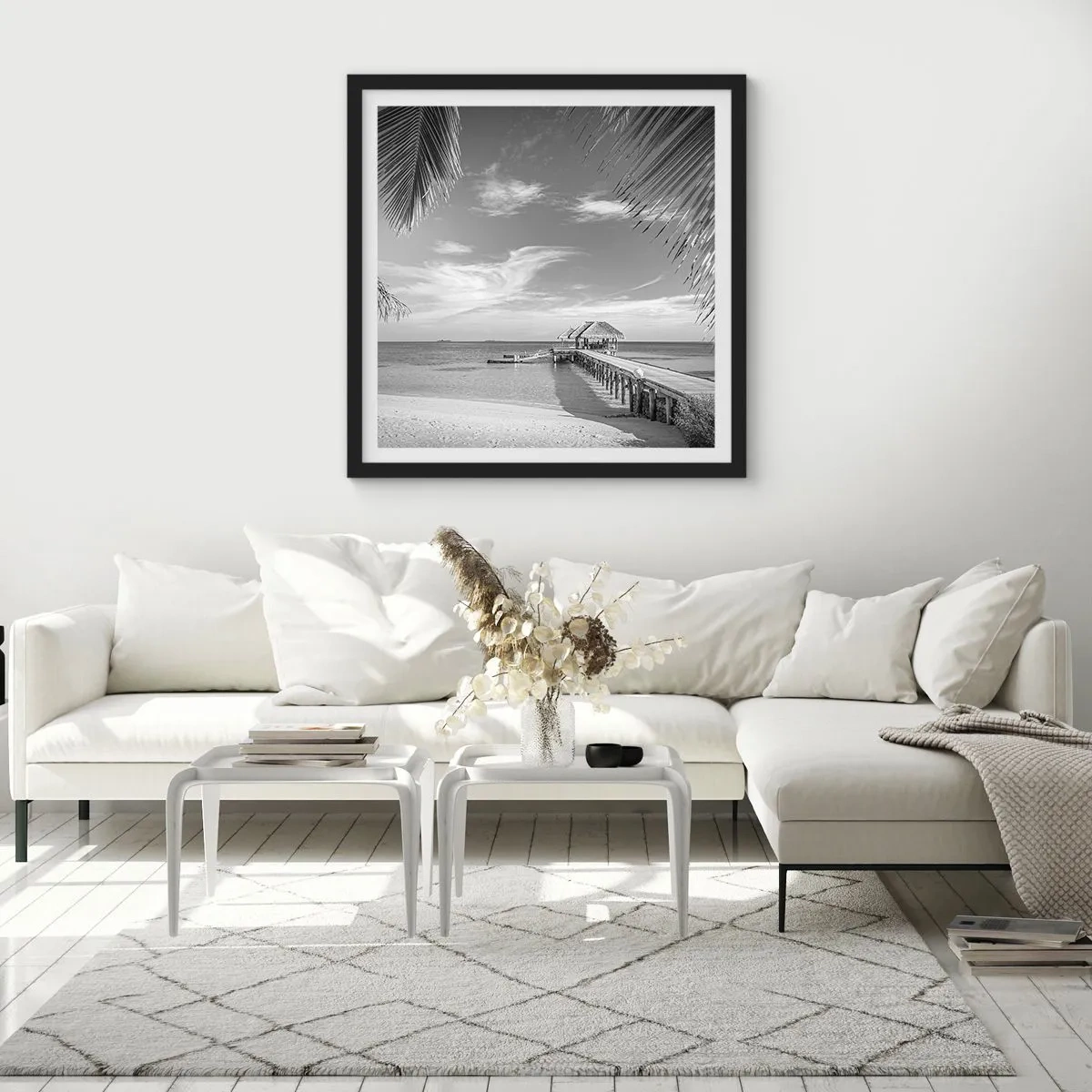 Poster in cornice nera - Un ricordo o un sogno? - 30x30 cm