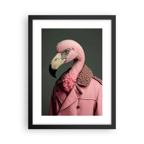 Poster in cornice nera - La vera eleganza - 30x40 cm