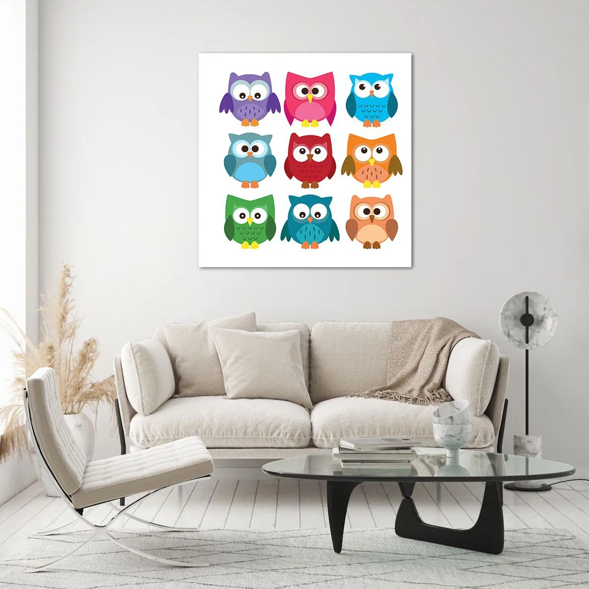 Quadro su vetro - Essere diversi può essere divertente - 30x30 cm