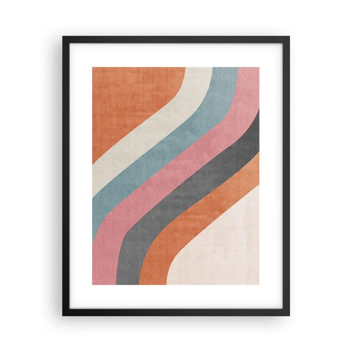 Poster in cornice nera - Composizione diagonale: movimento - 40x50 cm