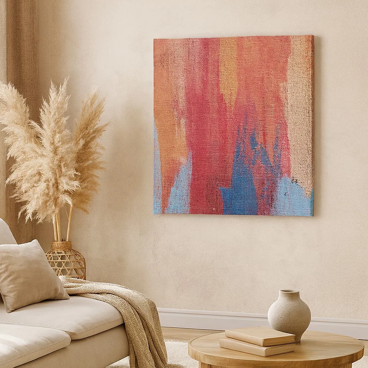 Quadro su tela - Stampe su Tela - Colando con l'arcobaleno - 30x30 cm