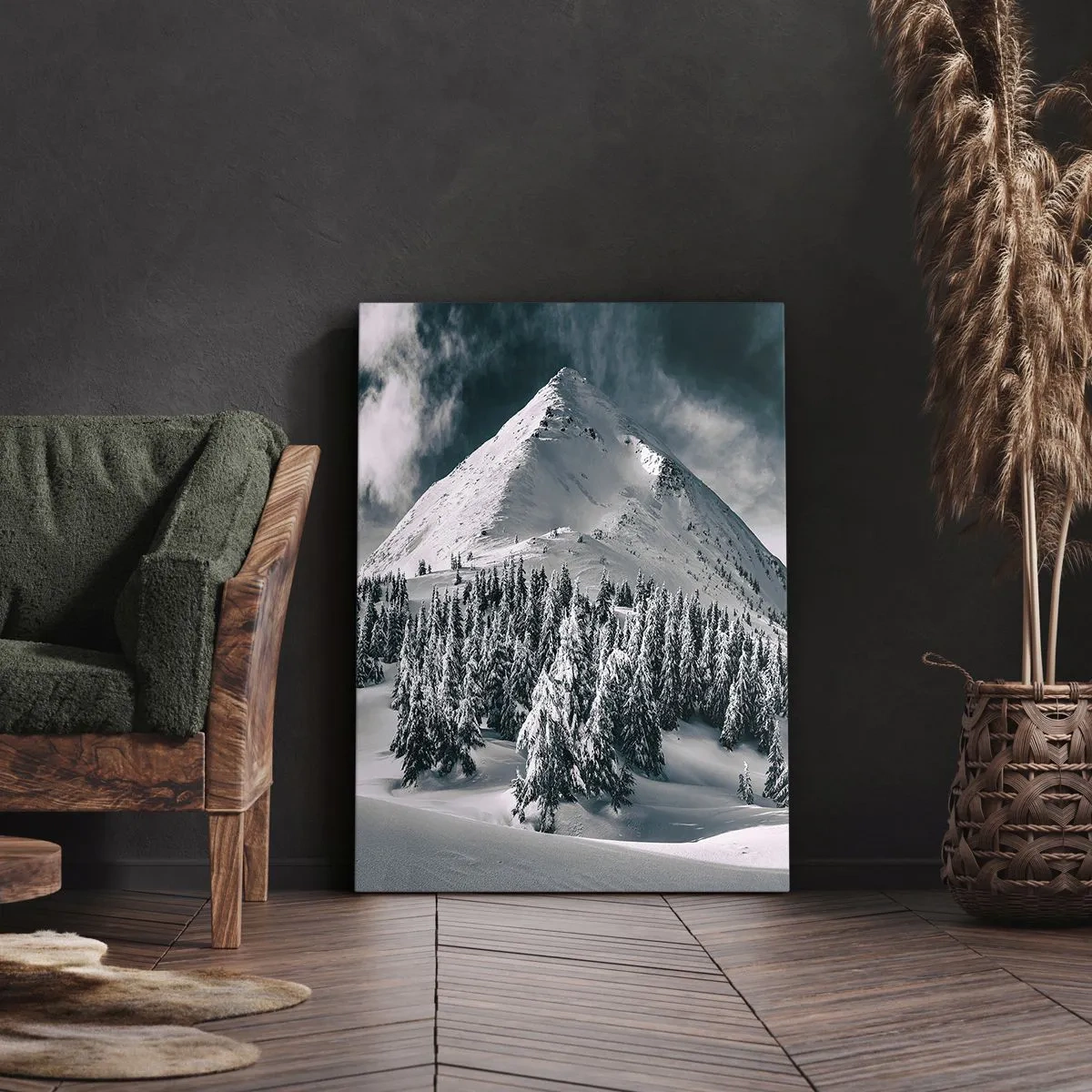 Quadro su tela - Stampe su Tela - Il paese della neve e del ghiaccio - 55x100 cm