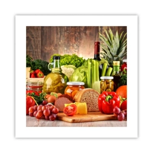 Poster - Affumicati, arrostiti, marinati - 40x40 cm