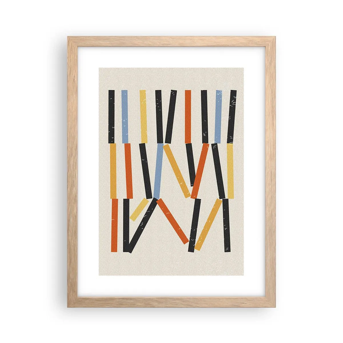 Poster in cornice rovere chiaro - Composizione orizzontale - 30x40 cm