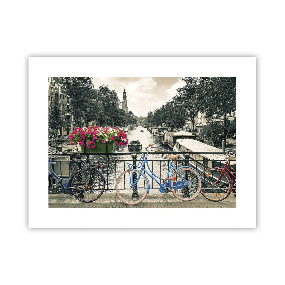 Poster - I colori delle strade di Amsterdam - 40x30 cm