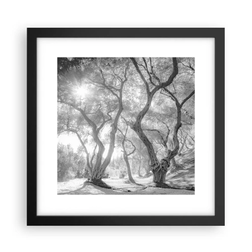 Poster in cornice nera - Nell'orto degli ulivi - 30x30 cm