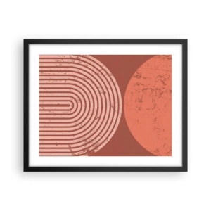 Poster in cornice nera - Rapporti stretti - 50x40 cm