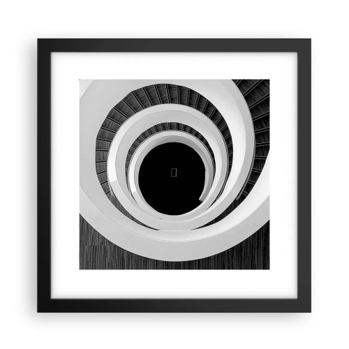 Poster in cornice nera - Verso l'essenza delle cose - 30x30 cm