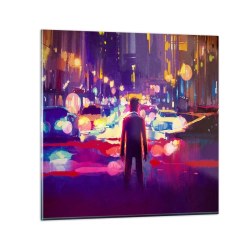 Quadro su vetro - Immerso nella luce - 30x30 cm