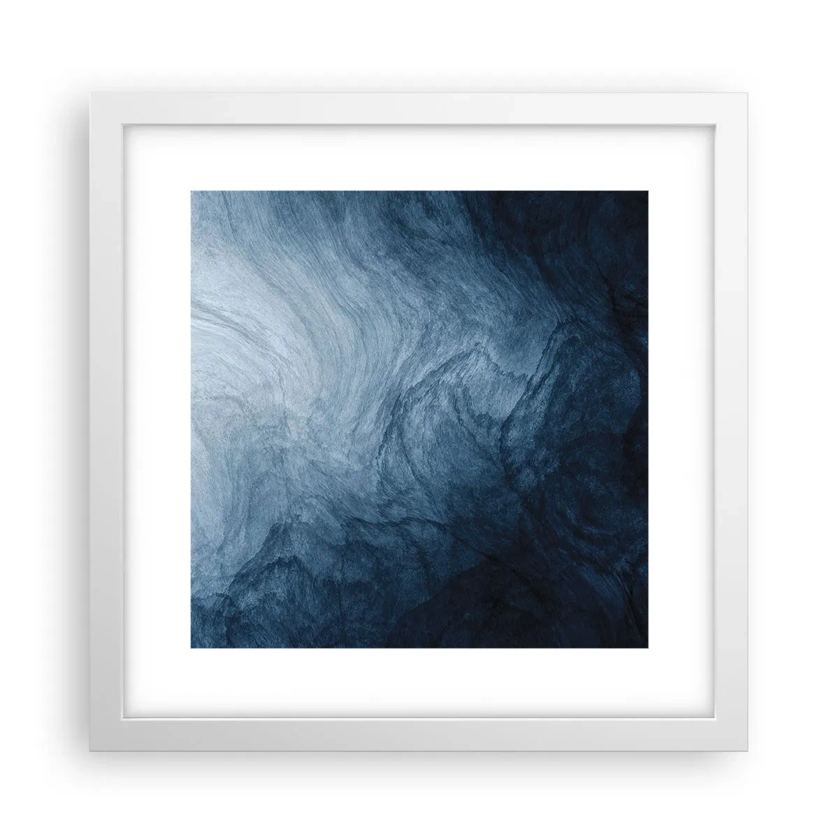 Poster in cornice bianca - Arrivando in profondità - 30x30 cm