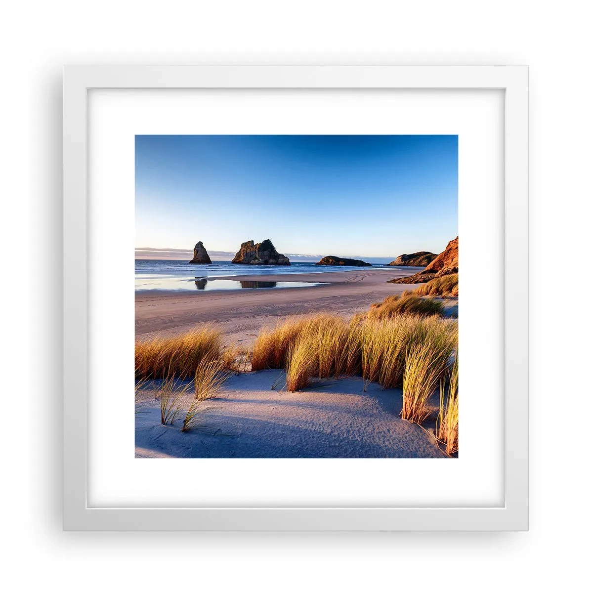 Poster in cornice bianca - Per i cercatori di pace - 30x30 cm