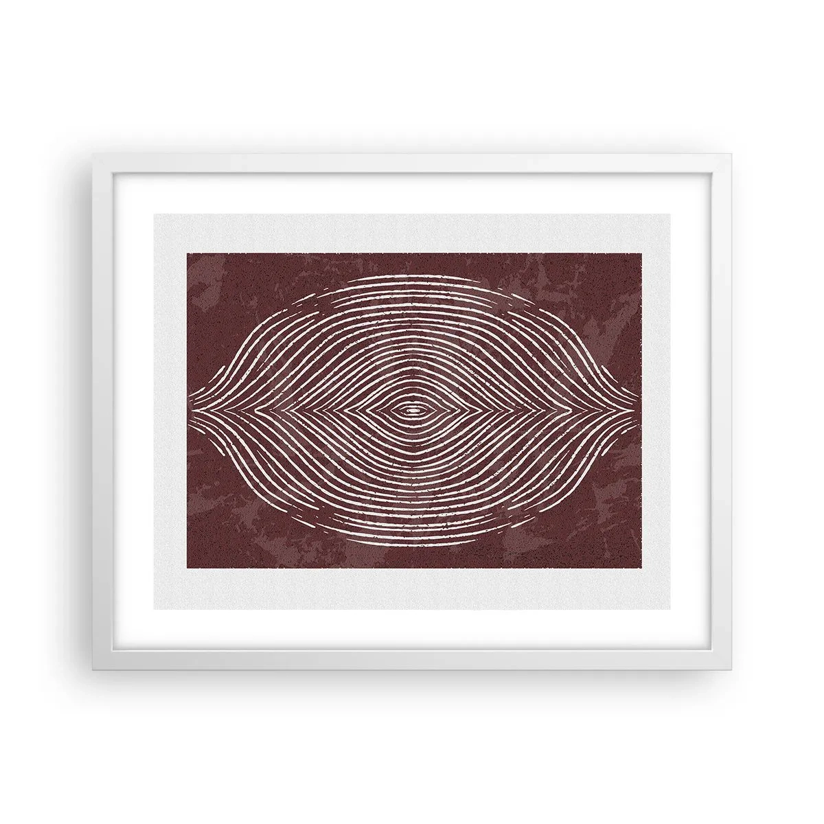 Poster in cornice bianca - Lo spazio parlante - 50x40 cm