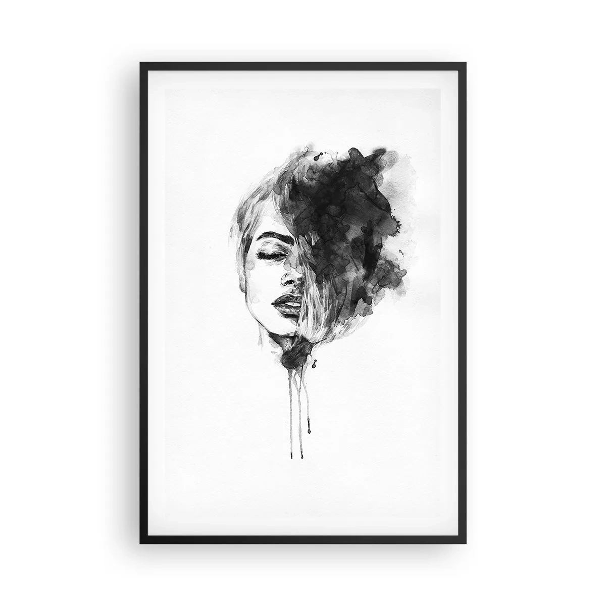 Poster in cornice nera - Cosa sogna la ragazza - 61x91 cm