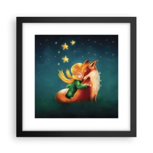 Poster in cornice nera - Il piccolo principe - 30x30 cm