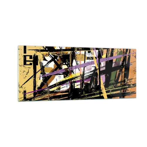 Quadro su vetro - Taglio netto - 100x40 cm