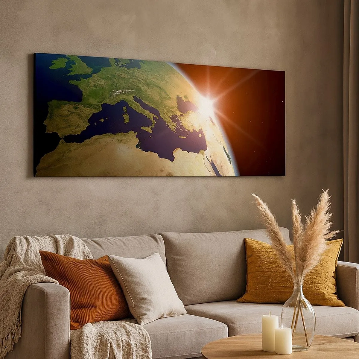 Quadro su tela - Stampe su Tela - Il sorgere del sole - 100x40 cm