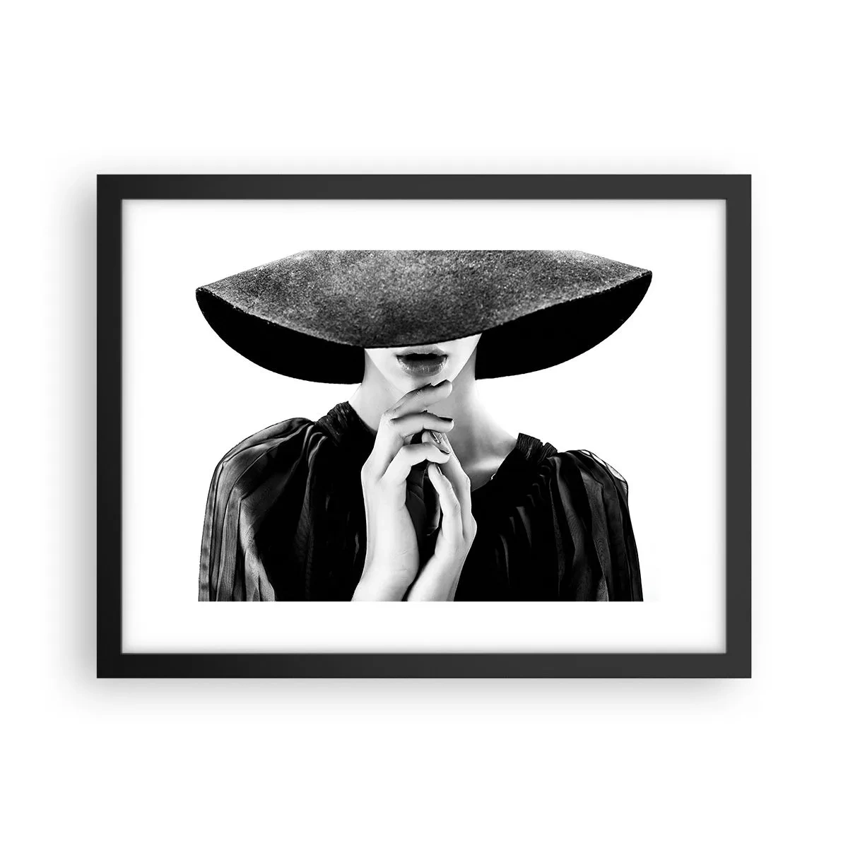 Poster in cornice nera - Bellezza celata - 40x30 cm