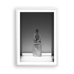 Poster in cornice bianca - Semplicità raffinata - 50x70 cm