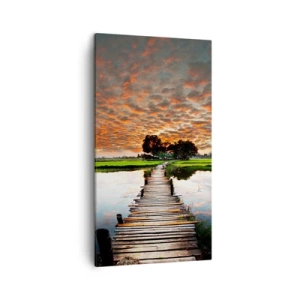 Quadro su tela - Stampe su Tela - Allarga le braccia, respira  - 45x80 cm