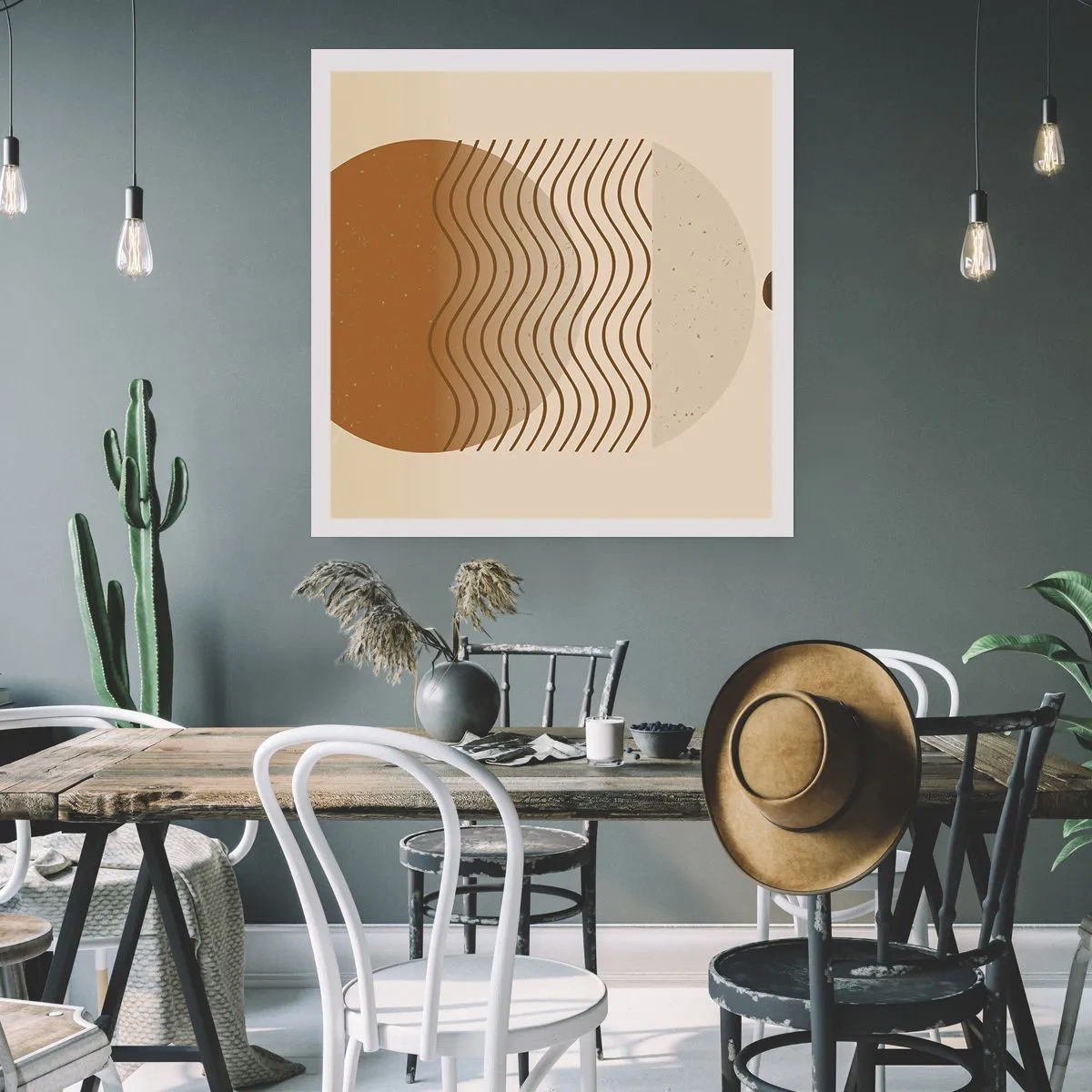 Poster - Sull'origine delle figure geometriche - 60x60 cm