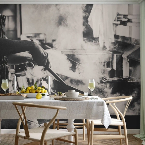 Fotomurali Autoadesivo Deluxe Sticker - L'alchimia dei sapori - Cucina, Gastronomia, Ristorante - 100x70 cm
