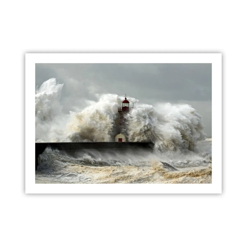 Poster - L'ira dell'oceano - 70x50 cm