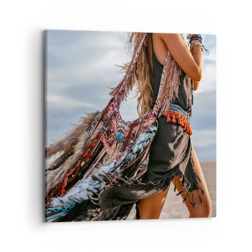 Quadro su tela - Stampe su Tela - La donna dello sciamano - 70x70 cm