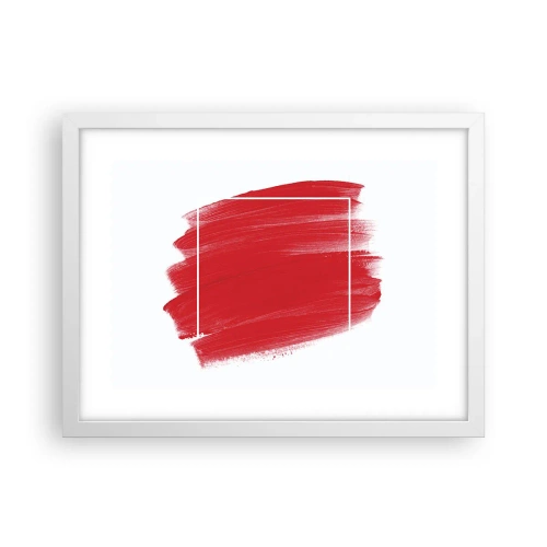 Poster in cornice bianca - Fuori dagli schemi - 40x30 cm