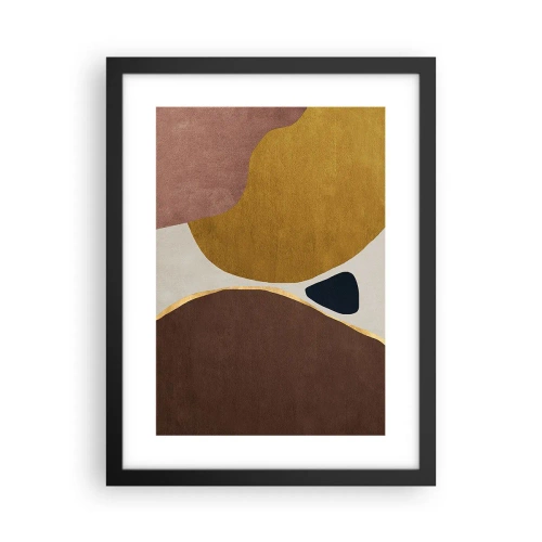 Poster in cornice nera - Astrazione: un luogo nello spazio - 30x40 cm