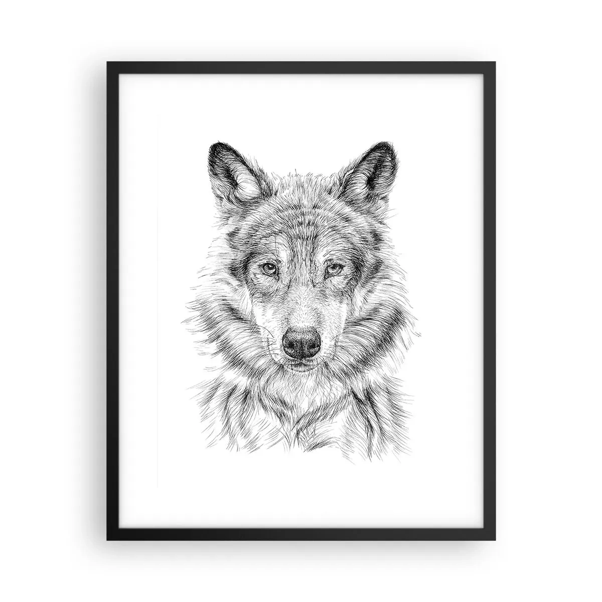 Poster in cornice nera - Condottiero nato - 40x50 cm