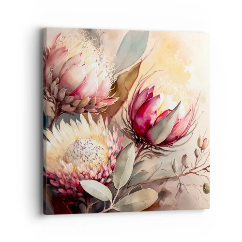 Quadro su tela - Stampe su Tela - Di profilo e di fronte - 40x40 cm