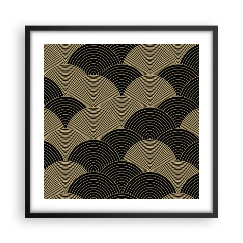 Poster in cornice nera - Unità nella molteplicità - 50x50 cm