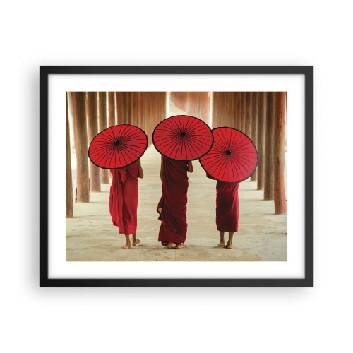 Poster in cornice nera - In cammino verso la Terra Pura - 50x40 cm