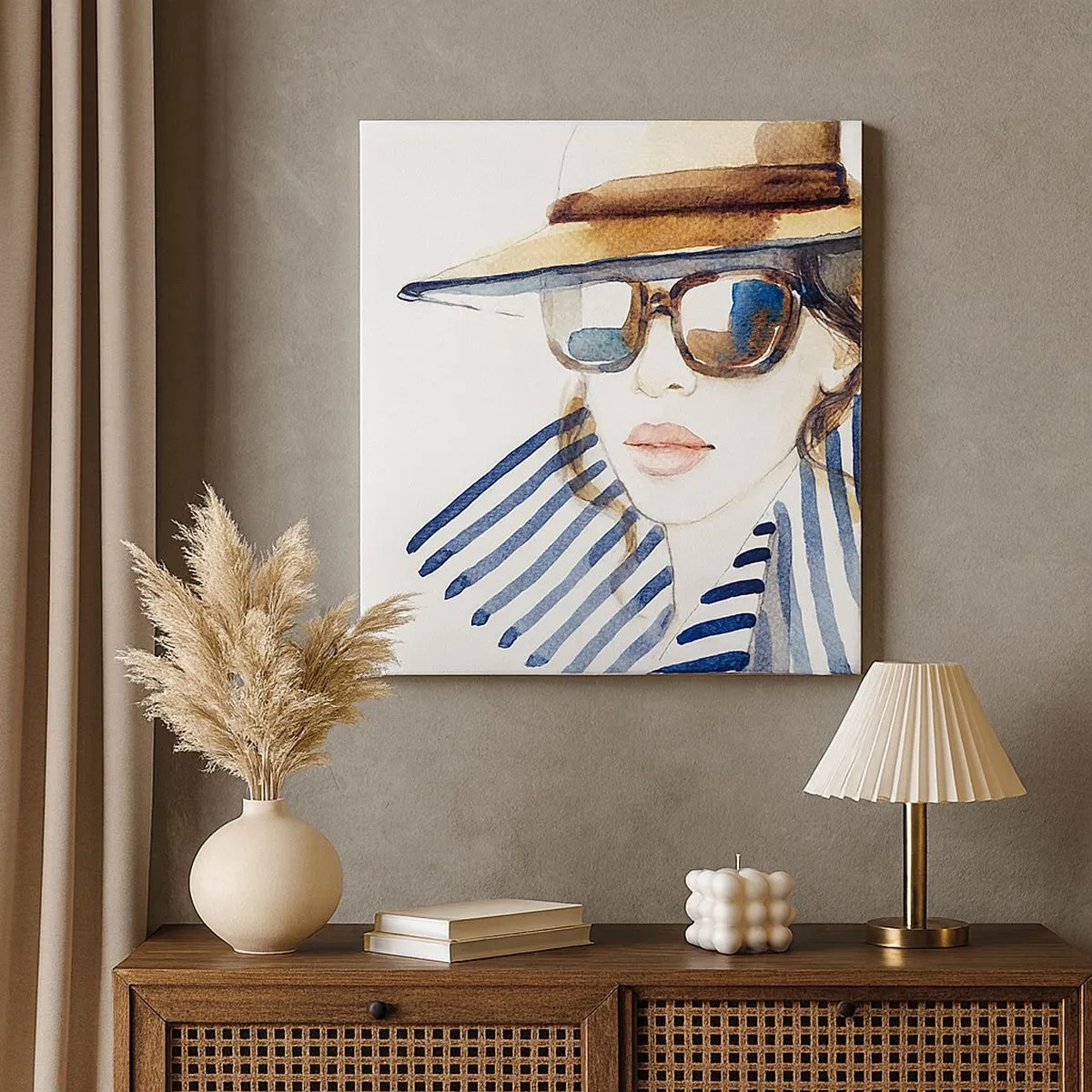 Quadro su tela - Stampe su Tela - La Florida dà il benvenuto! - 30x30 cm