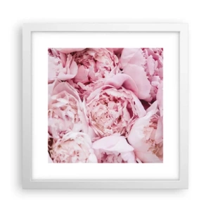 Poster in cornice bianca - Morbide e profumate - 30x30 cm