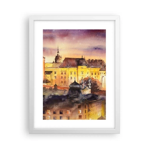 Poster in cornice bianca - Storia e fiaba - 30x40 cm