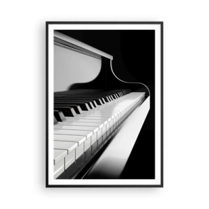 Poster in cornice nera - Armonia di forme e colori - 70x100 cm