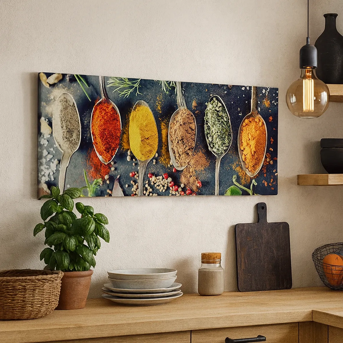 Quadro su tela - Stampe su Tela - Magie gastronomiche - 30x30 cm