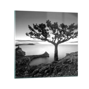 Quadro su vetro - Pace fino all'orizzonte - 50x50 cm