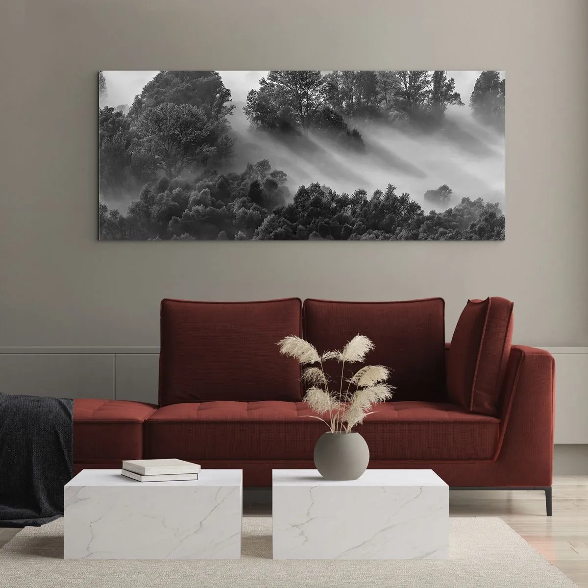 Quadro su vetro - Risveglio dal sonno - 100x40 cm